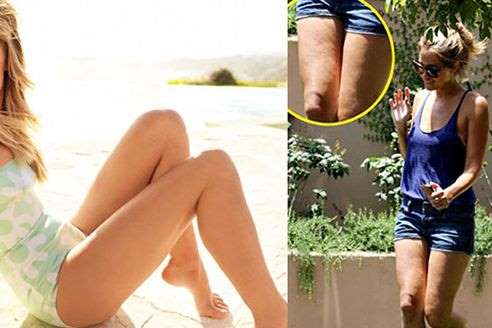 Celebridades antes e depois do photoshop (Crédito: Reprodução)