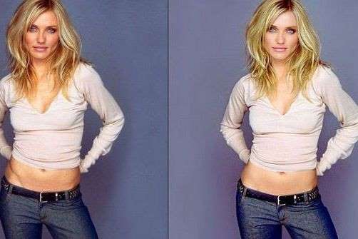 Celebridades antes e depois do photoshop (Crédito: Reprodução)