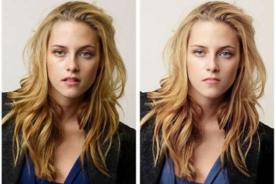 Celebridades antes e depois do photoshop (Crédito: Reprodução)