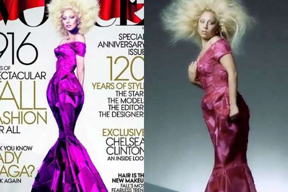 Celebridades antes e depois do photoshop (Crédito: Reprodução)