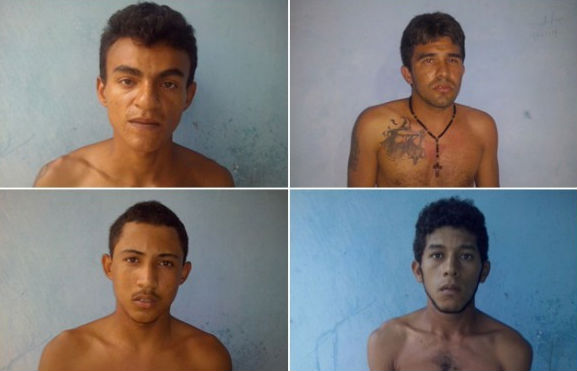 Os quatro acusdos de Roubo em Esperantina