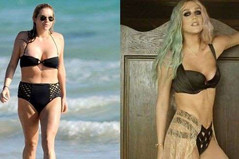 Celebridades antes e depois do photoshop (Crédito: Reprodução)
