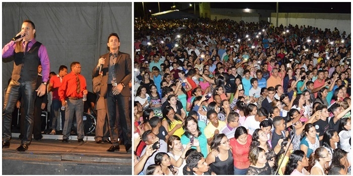 Evento arrasta multidão de evangélicos em comemoração ao Dia da Bíblia em Buriti dos Lopes