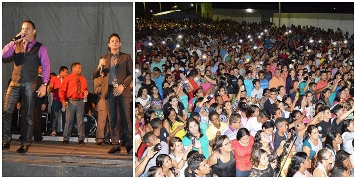 Evento arrasta multidão de evangélicos em comemoração ao Dia da Bíblia em Buriti dos Lopes