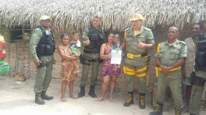 Policiais fazem campanha para ajudar crianças vítimas de queimadura (Crédito: Reprodução)