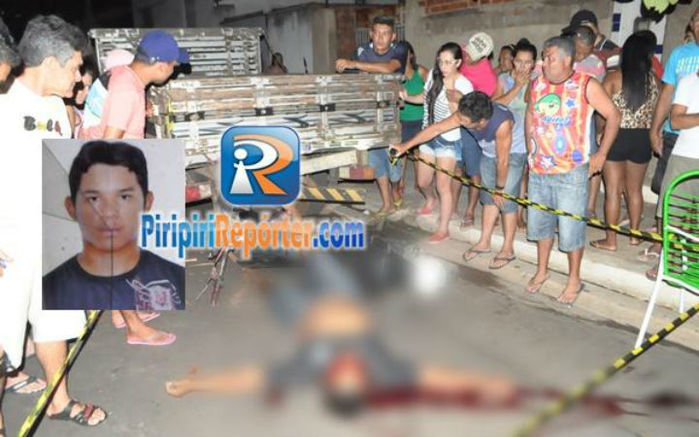 Jociel dos Santos colidiu no veículo parado (Crédito: Piripirireporter)