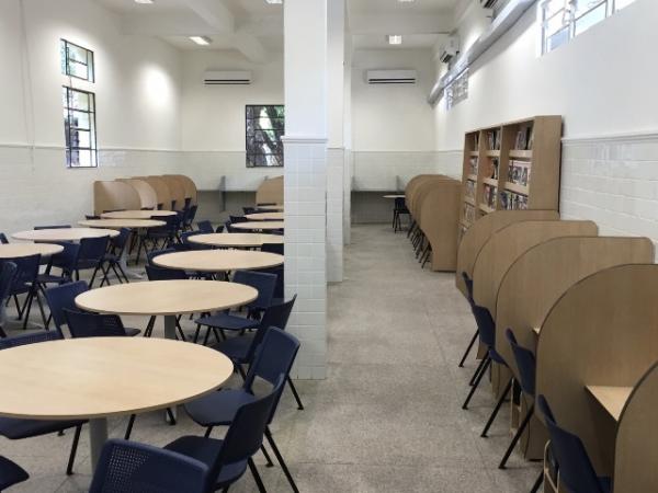 Nova sala de leitura do Liceu Piauiense (Crédito: Divulgação)