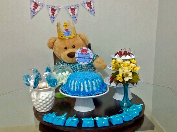 Gregório em seu aniversário (Crédito: Reprodução )