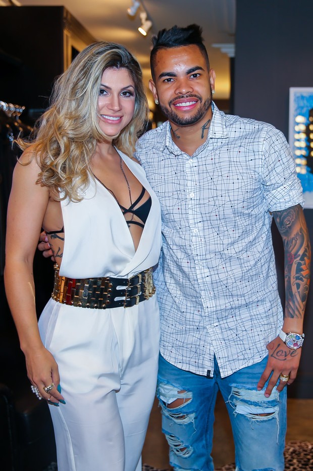 Dani Souza e Dentinho (Crédito: Manuela Scarpa/Brazil News)