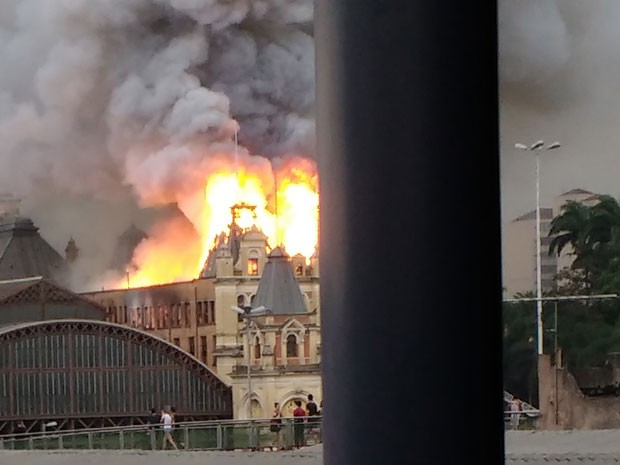 Incêndio Museu (Crédito: Reprodução)