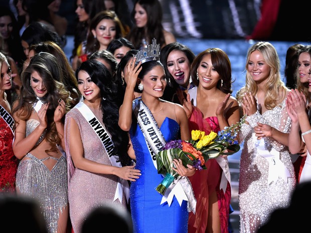 Pia Alonzo Wurtzbach ganha o Miss Universo em Las Vegas, nos Estados Unidos (Crédito: AFP )