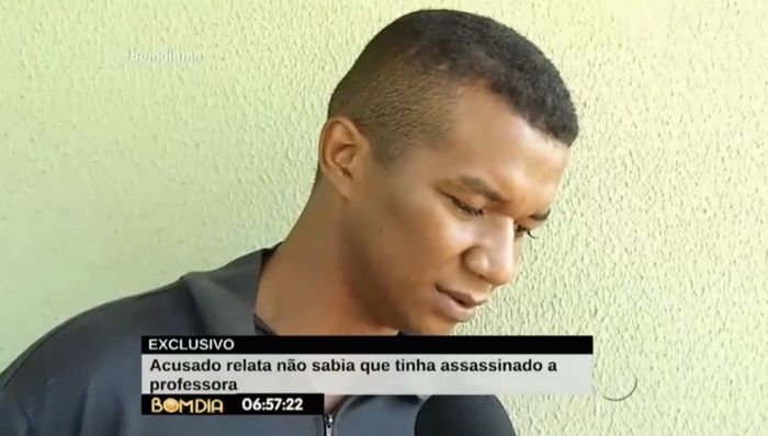 Acusado de matar professora em assalto (Crédito: Reprodução/TV Meio Norte)