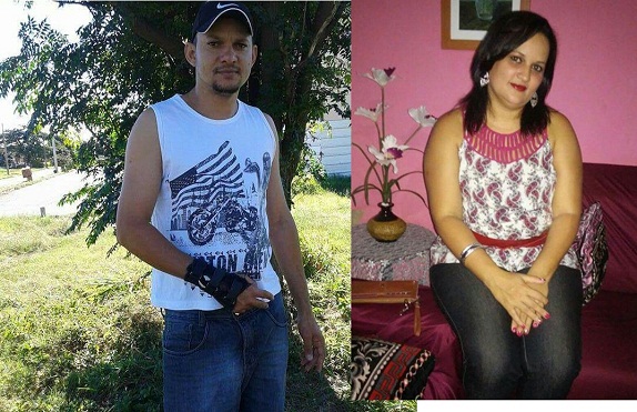 O motorista Jeconias Filho(Junior) e sua Irmã Aline outra vitima do tragico acidente (Crédito: Reprodução)