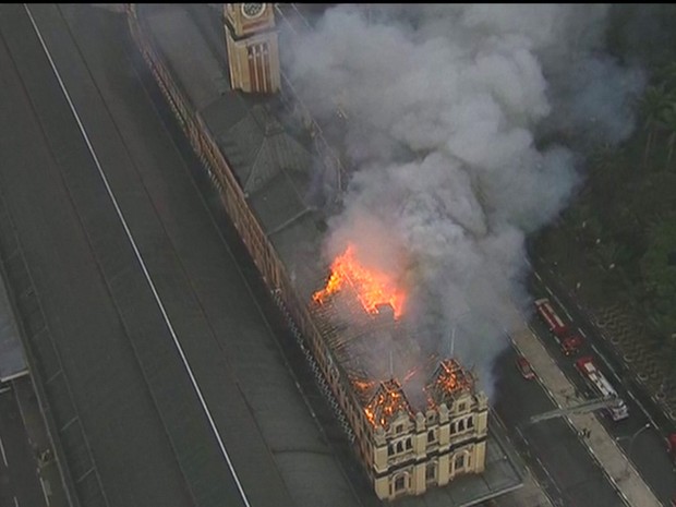 Incêndio Museu (Crédito: Reprodução)