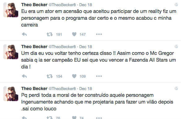 Theo Becker (Crédito: Reprodução/ Twitter)