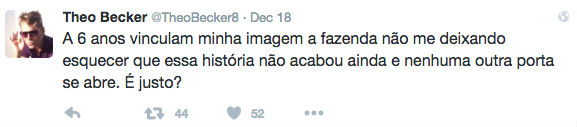 Theo Becker (Crédito: Reprodução/ Twitter)