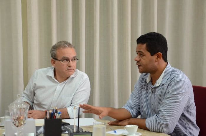 Prefeito de Teresina, Firmino Filho, e o de Timon, Luciano Leitoa (Crédito: Reprodução)