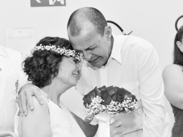 Fernanda morreu antes de ver as fotos do casamento (Crédito: Marcelo Motozono)