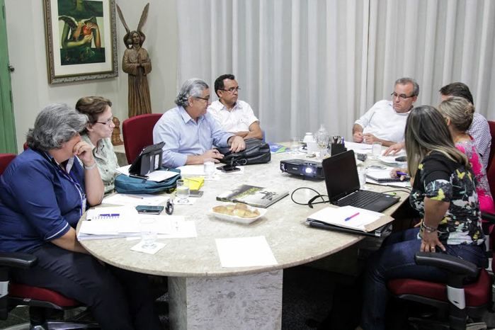 Reunião do prefeito Firmino Filho (Crédito: Reprodução)