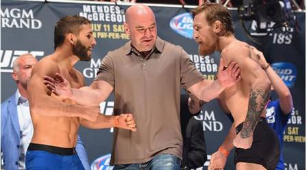 Chad Mendes x Conor McGregor (11 de julho de 2015) (Crédito: REPRODUÇÃO / UFC)