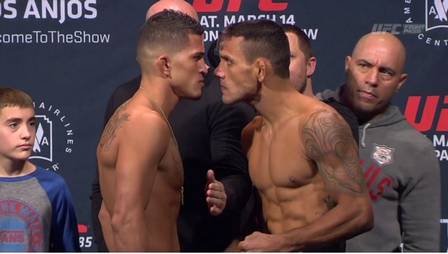 Anthony Pettis x Rafael dos Anjos (14 de março de 2015) (Crédito: REPRODUÇÃO / UFC)