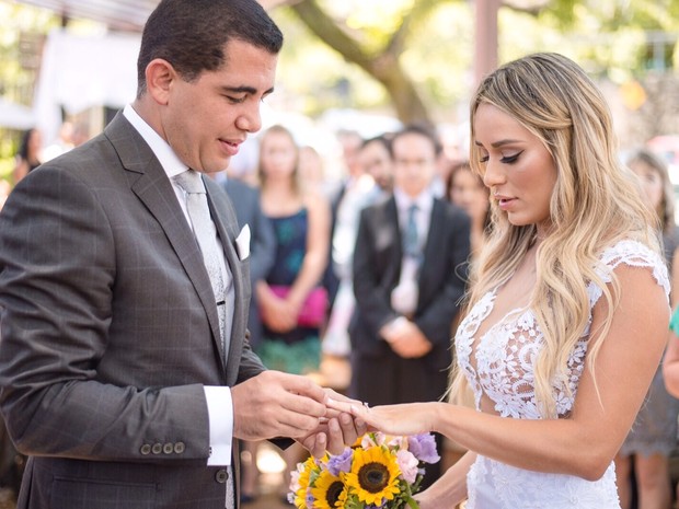 Leticia Santiago e Miguel Corrêa Júnior (Crédito: Divulgação)