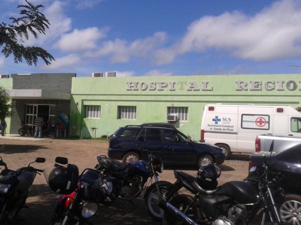 Os dois foram levados para o hospital de Campo Maior (Crédito: Reprodução)