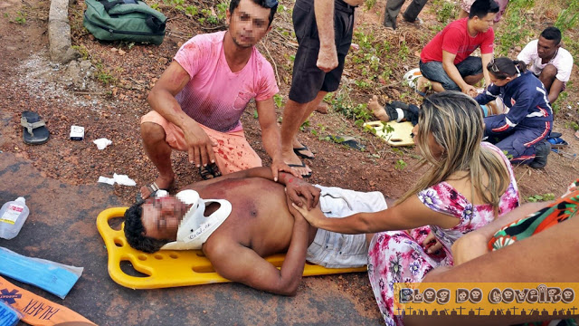 Acidente deixa feridos em Cocal (Crédito: Reprodução)