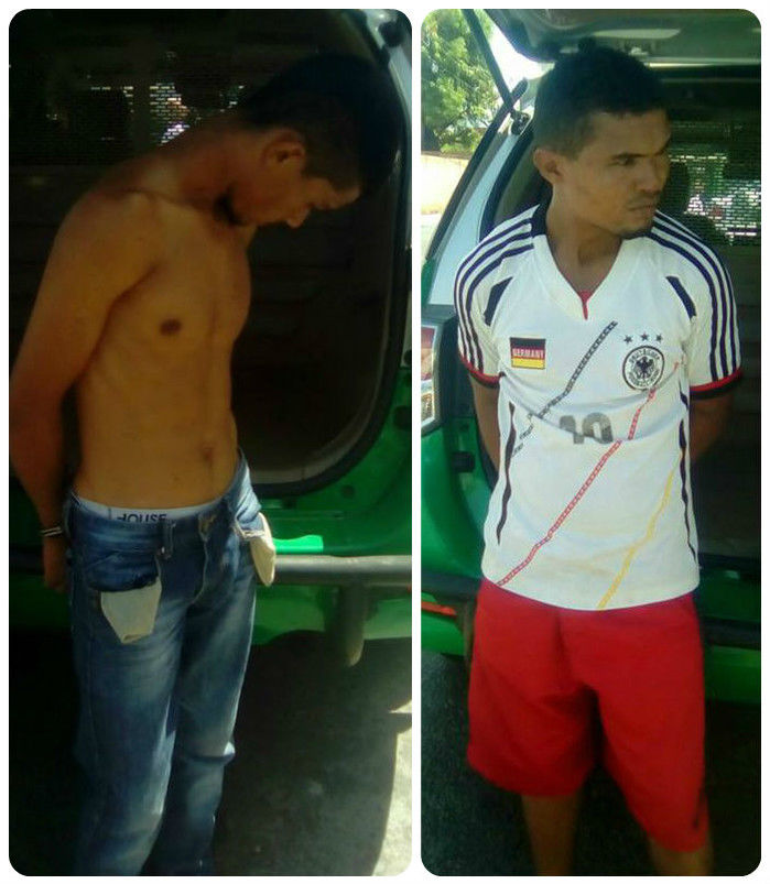 A dupla fez um arrastão em loja do centro de Teresina