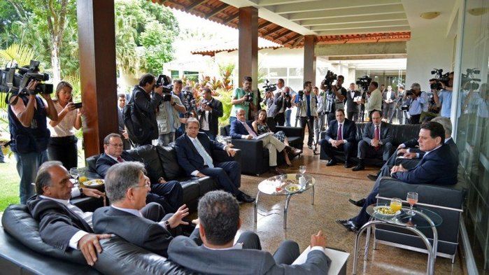 Reunião dos governadores com Ministro da Fazenda (Crédito: Reprodução)