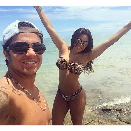 Thammy e sua namorada Andressa (Crédito: Reprodução/ Instagram)