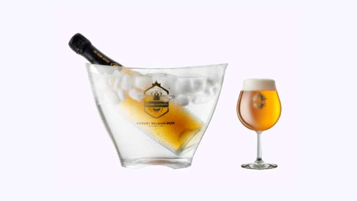 Cerveja belga com lascas de ouro e mel chega ao Brasil por R$ 230