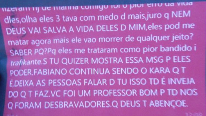 Segurança de eventos envia mensagem de texto ameçando policiais de José de Freitas; entenda