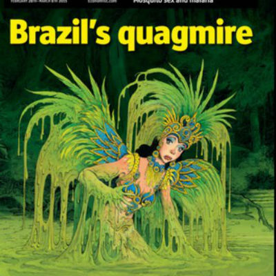 Revista de economia internacional retrata Brasil no "atoleiro"