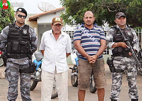 Polícia prende dois homens acusados de assassinatos na região de Picos