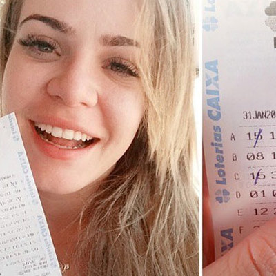 Ex-BBB Paulinha acerta pela 24ª vez na loteria e leva quase R$ 7 mil: "Muita sorte"