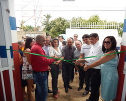 Autoridades participam de inauguração de obras em Lagoinha 