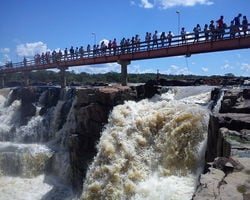 Cachoeira do Urubu Recebeu centenas de Turistas neste Domingo de Pascoa