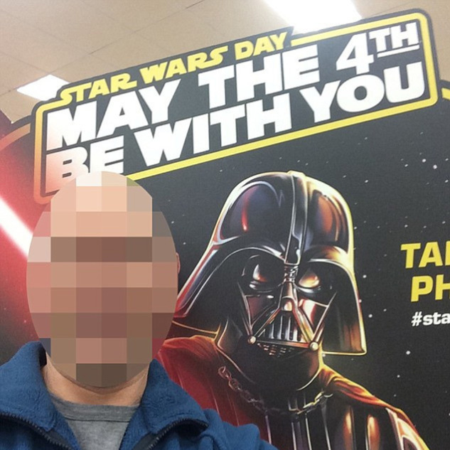 Como uma selfie com o Darth trouxe à tona o lado negro das pessoas