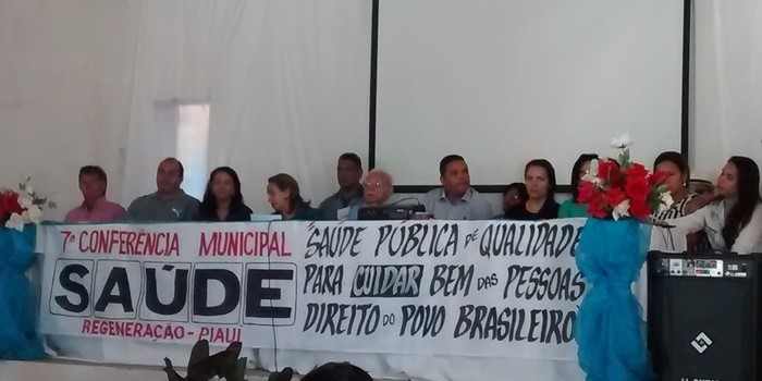 7ª Conferência Municipal de Saúde em Regeneração-PI