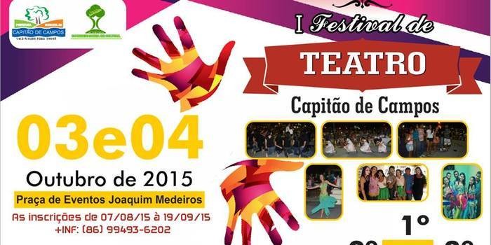Aguardem vem aí o I Festival de Teatro