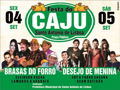 Santo Antônio de Lisboa realizará 12ª festa do caju, confira programação