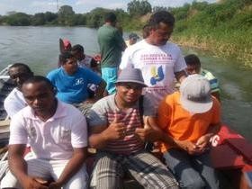 Sindicato dos pescadores realizou mais uma regata de canoas a remo
