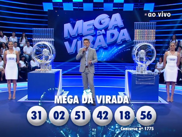 Sorteio foi transmitido ao vivo pela TV
