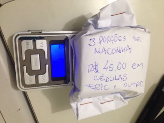 Droga apreendida (Crédito: Reprodução)
