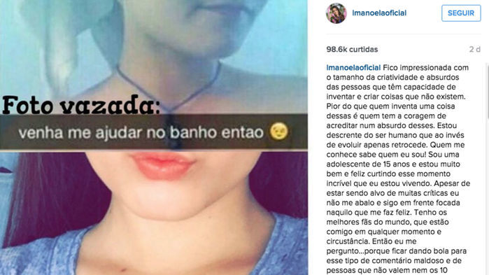 Desabafo Larissa Manoela (Crédito: Reprodução)