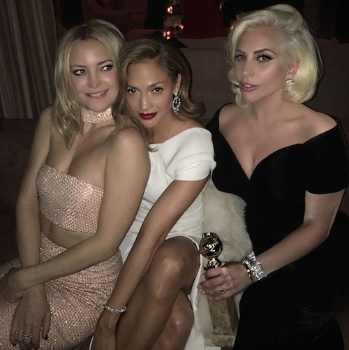 Jennifer Lopez , Kate Hudson e Lady Gaga (Crédito: Reprodução)