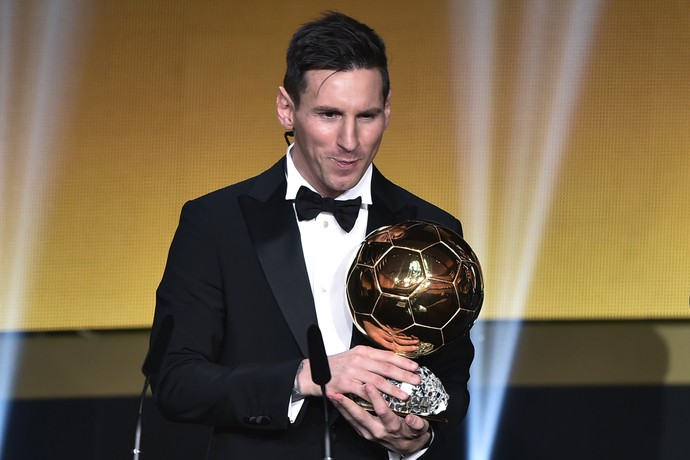 Messi levou Bola de Ouro pela 5ª vez (Crédito: AFP)