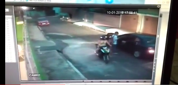 Casal em moto rende duas pessoas e rouba carro no bairro Bela Vista