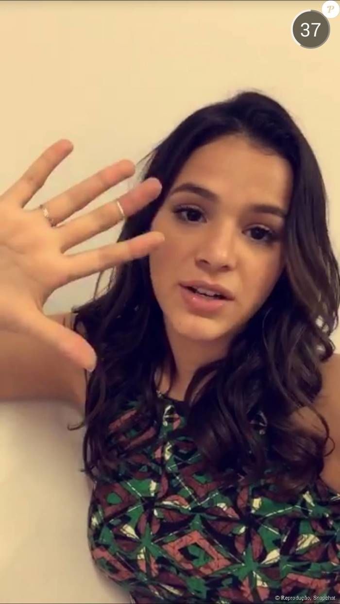 Bruna Marquezine (Crédito: Snapchat)